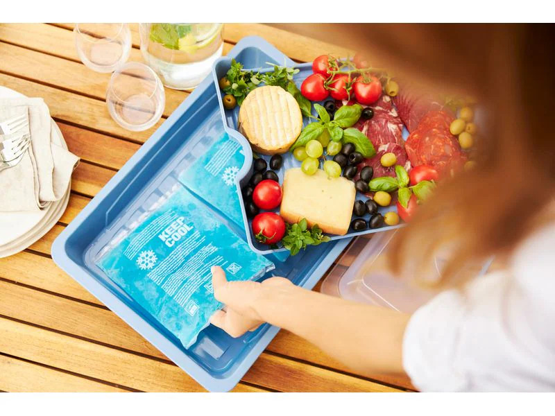 Rotho Tortenbutler Cool &amp; Fresh Blau/Transparent