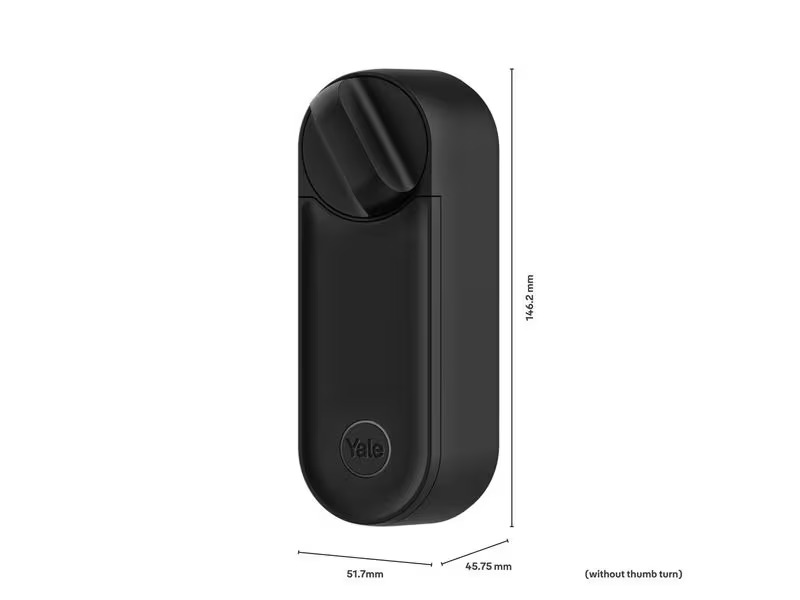 Yale Schloss Linus L2 Smart Lock VDC-Kit, Schwarz
