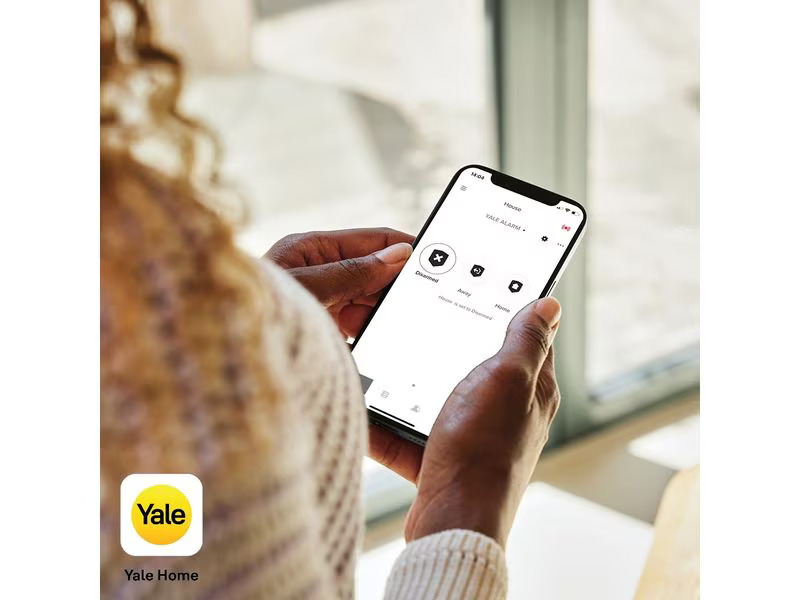 Yale Schloss Linus L2 Smart Lock VDC-Kit, Schwarz