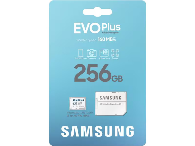 Samsung microSDXC-Karte Evo Plus 256 GB