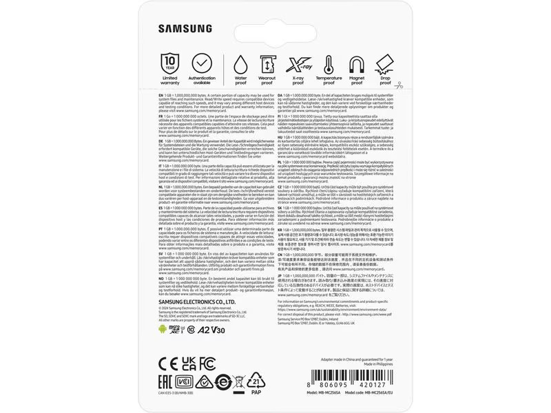 Samsung microSDXC-Karte Evo Plus 256 GB