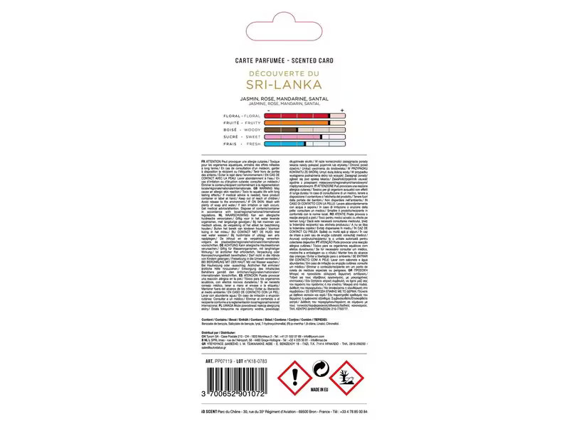 imao Parfums Découverte du Sri-Lanka