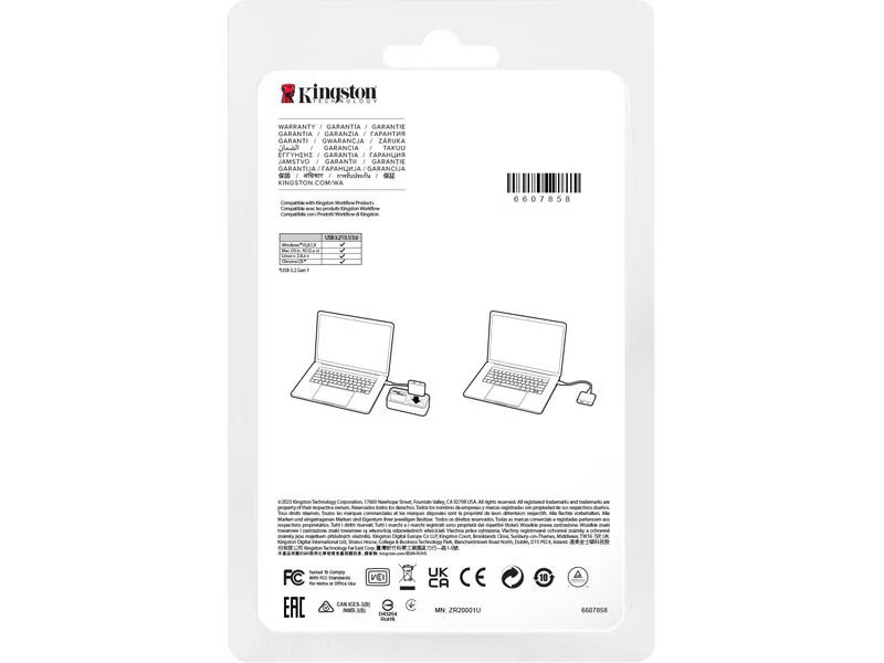 Kingston Card Reader Extern Workflow miniHub