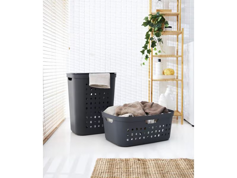 Rotho Wäschekorb  Jona 39 l, Anthrazit