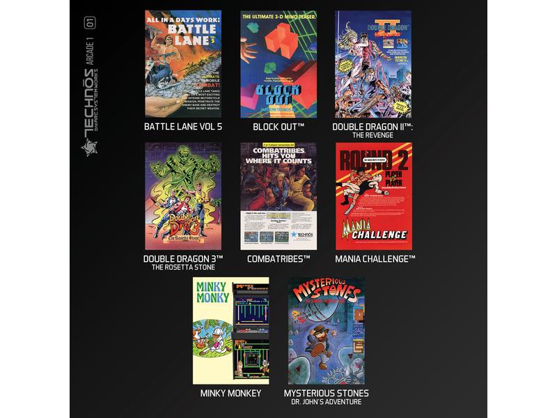 Blaze Evercade Technos Arcade Cartridge 1