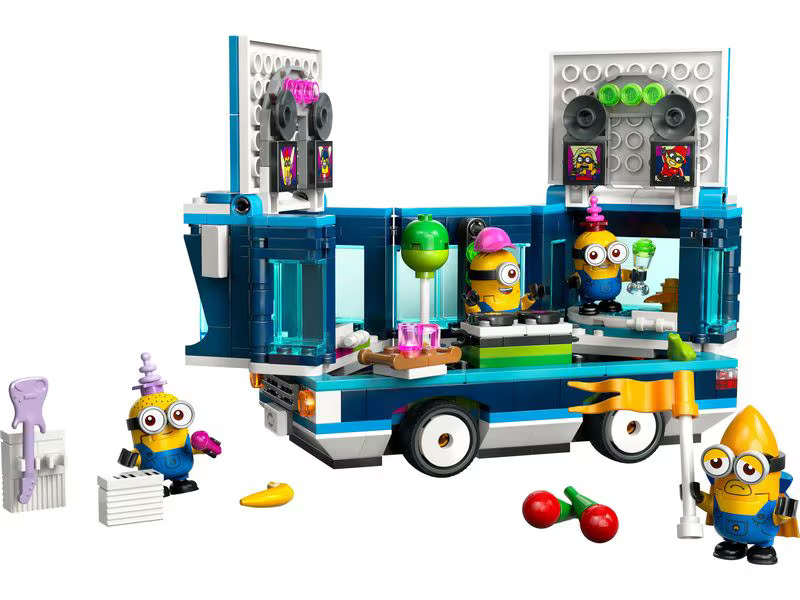 LEGO® Despicable Me 4 Minions und der Party Bus 75581