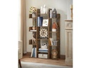 VASAGLE Regal mit 13 Ablagen 86 x 25 x 140 cm, Braun