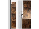 VASAGLE Regal mit 13 Ablagen 86 x 25 x 140 cm, Braun