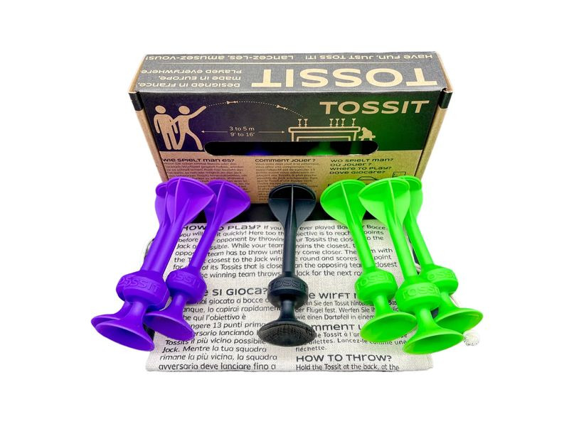 Tossit Saugnapf-Darts Lila / Grün
