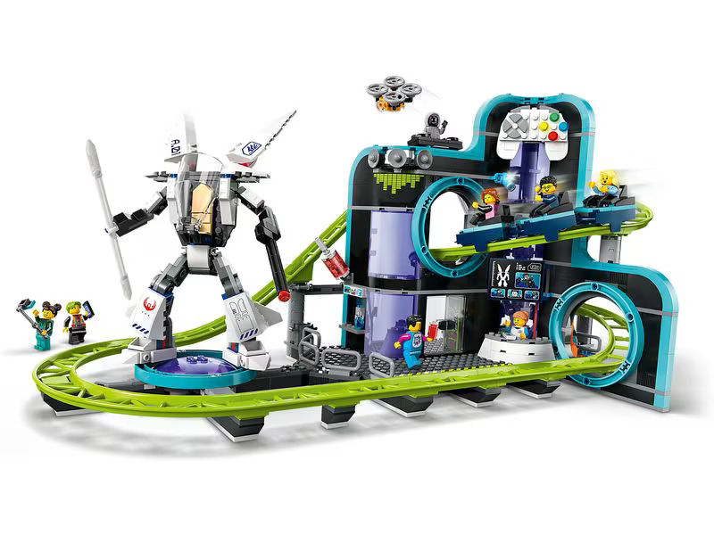 LEGO® City Achterbahn mit Roboter-Mech 60421