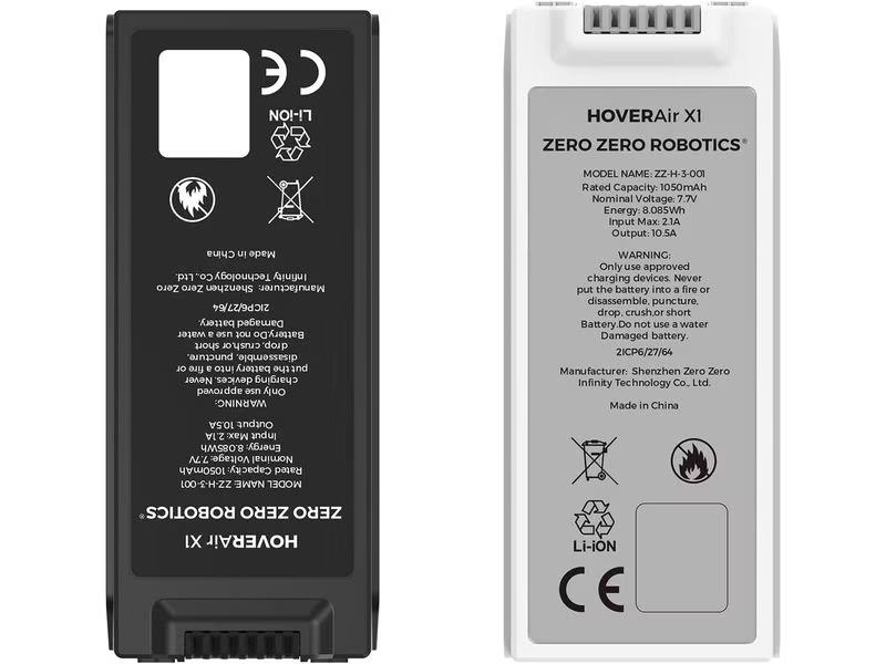 HOVERAir RC-Akku LiPo 1050 mAh 7.7 V Hoverair X1, Weiss