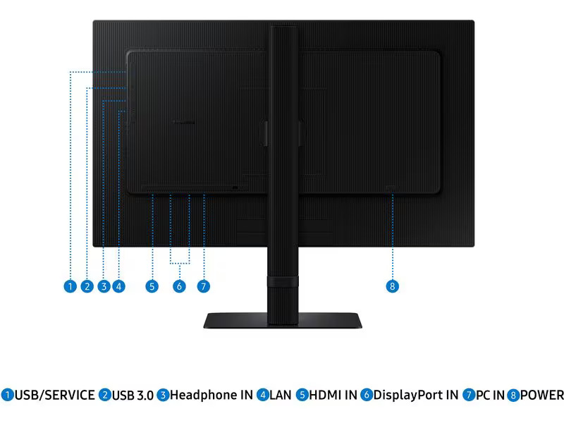 Samsung Monitor ViewFinity S6 LS24D600UAUXEN