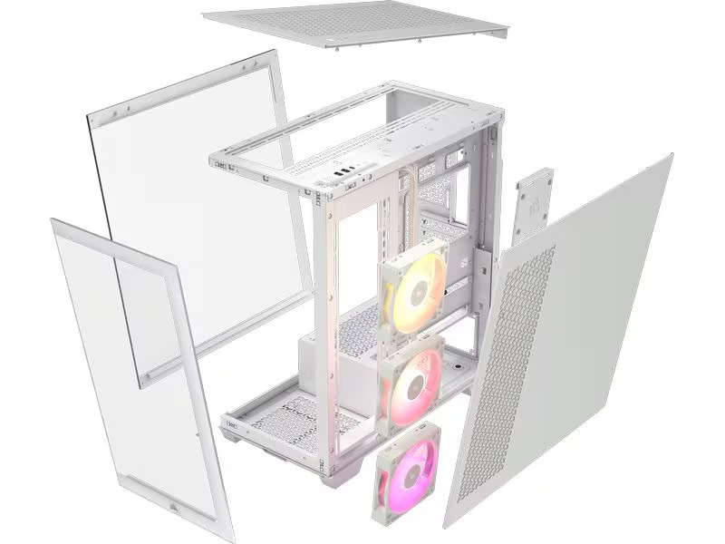 Corsair PC-Gehäuse iCue Link 3500X RGB TG Weiss