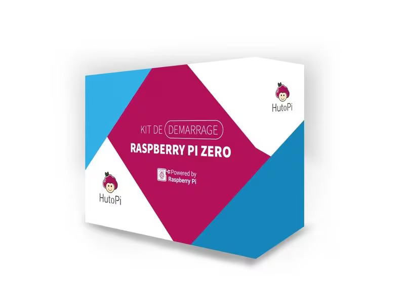 HutoPi Starter Kit Raspberry Pi Zero 2W 512 MB, 16 GB SD