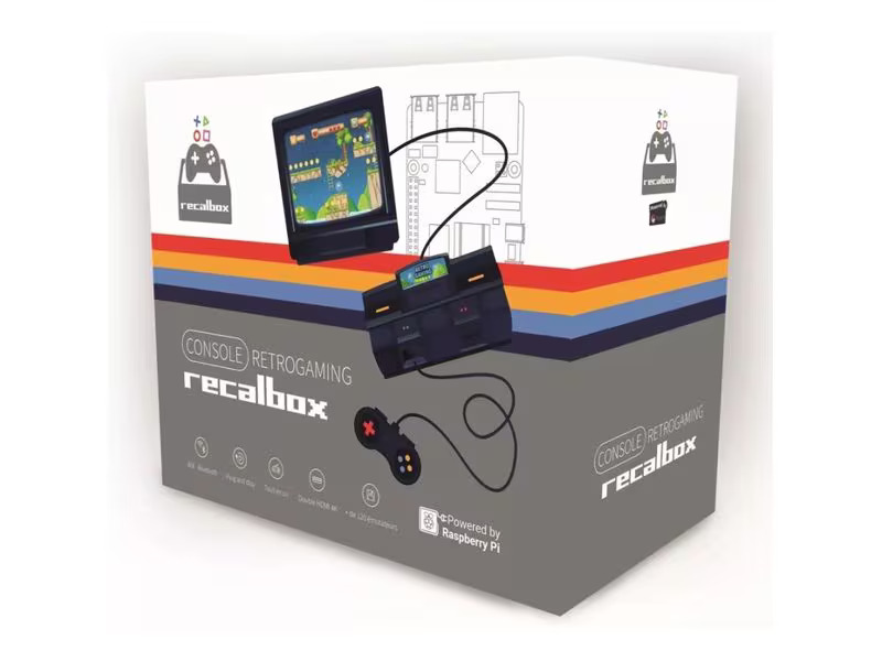 HutoPi Gaming Kit Raspberry Pi 4, 4 GB Retrogaming NES Set