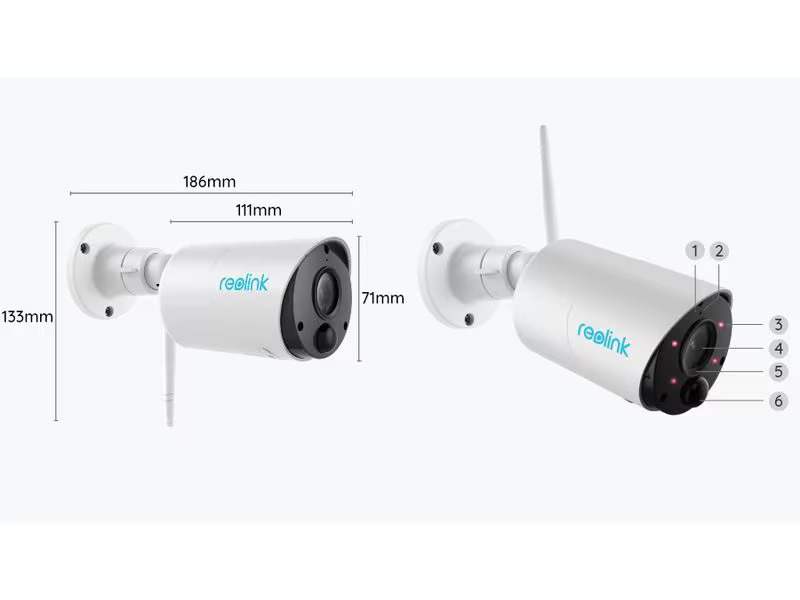 Reolink Netzwerkkamera B320 Weiss