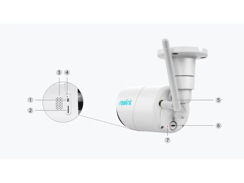 Reolink Netzwerkkamera B320 Weiss