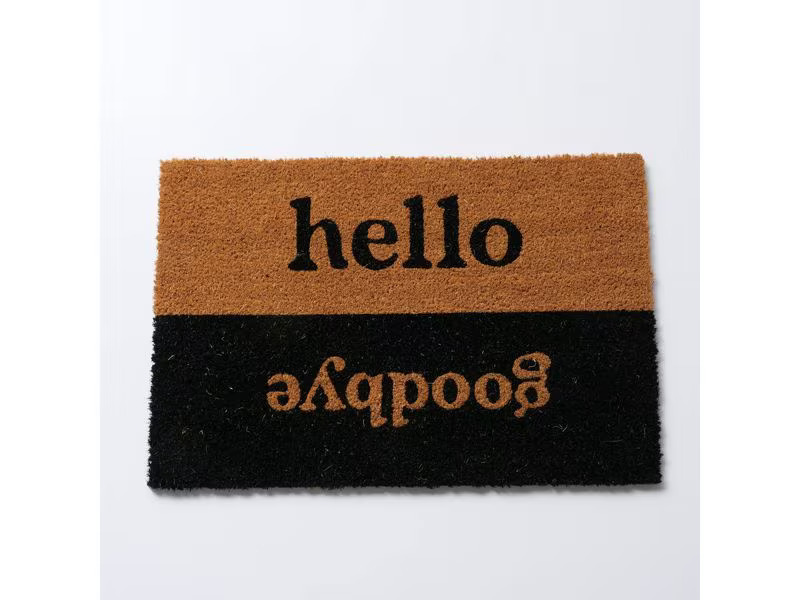 Boltze Fussmatte Hello Goodbye 40 cm x 60 cm