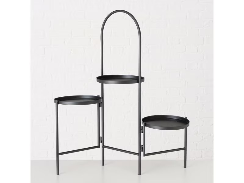 Boltze Blumentreppe Mareta 68 cm, Schwarz