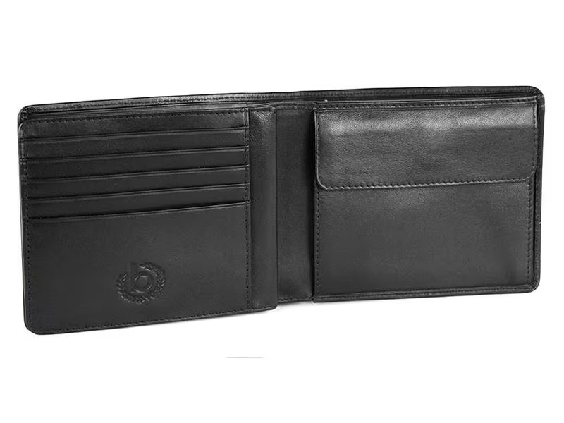 Bugatti Portemonnaie Primo Scheintasche mit Klappe M Schwarz