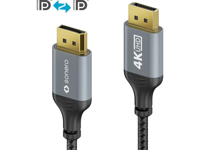 sonero Kabel DisplayPort - DisplayPort, 1 m
