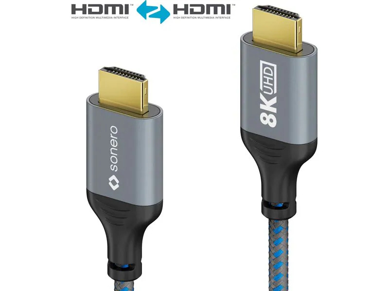 sonero Kabel 8K HDMI - HDMI, 1 m