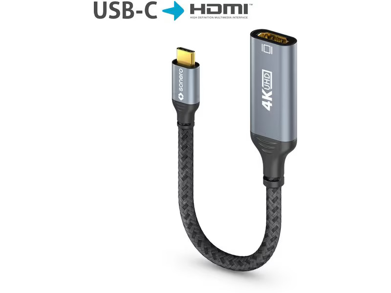 sonero Adapterkabel USB Type-C - HDMI