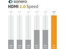 sonero Adapterkabel DisplayPort - HDMI