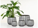 scheurich Blumentopf Runa 2.1 l, Grau