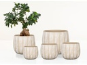 scheurich Blumentopf Runa 13 l, Crème