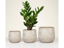 scheurich Blumentopf Dune 6.1 l, Crème
