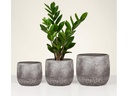 scheurich Blumentopf Dune 1.9 l, Braun