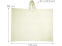 relaxdays Regenponcho 20 Stück, Gelb