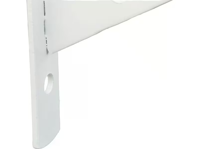relaxdays Regalträger 6er Set 9.5 x 15 cm, Weiss