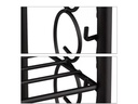 relaxdays Pflanzenständer Antik 83 cm, Schwarz