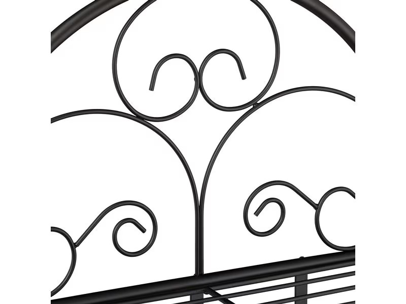 relaxdays Pflanzenständer Antik 83 cm, Schwarz