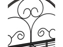 relaxdays Pflanzenständer Antik 83 cm, Schwarz
