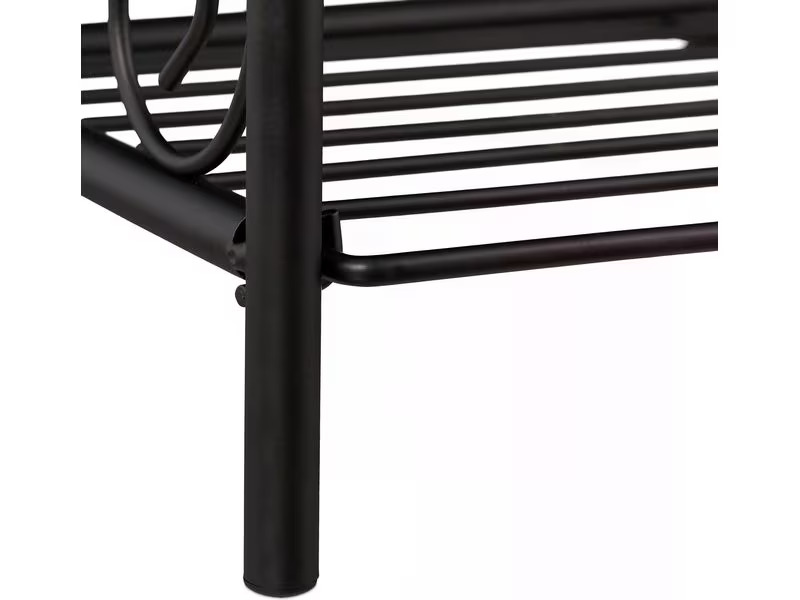 relaxdays Pflanzenständer Antik 83 cm, Schwarz