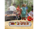 relaxdays Grillschale mit Löchern 40 Stück
