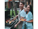relaxdays Grillschale mit Löchern 40 Stück