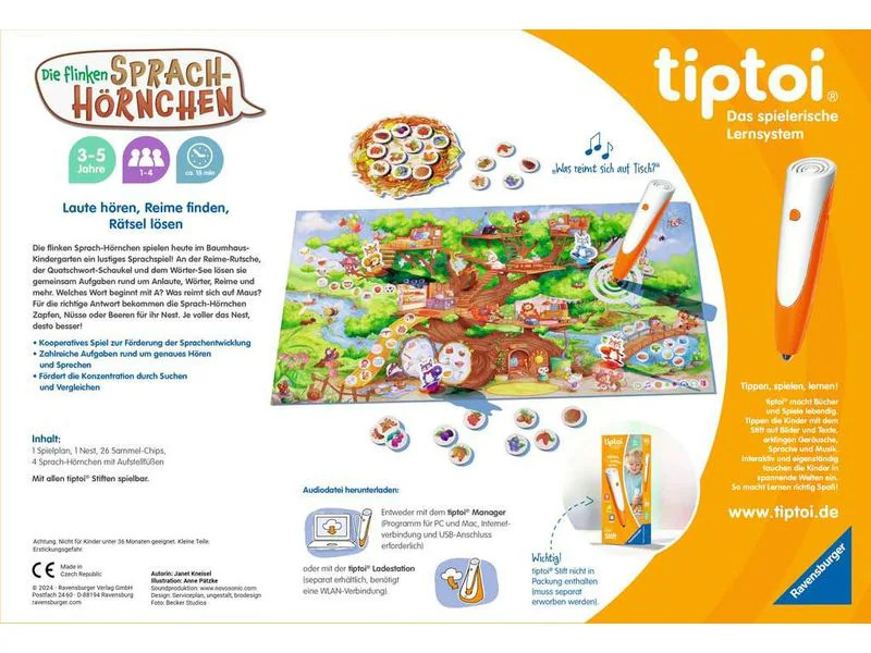 tiptoi Spiel Die flinken Sprach-Hörnchen -DE-