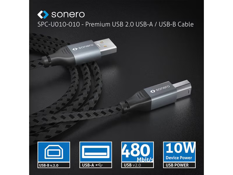 sonero USB 2.0-Kabel Micro-USB A - Micro-USB B 0.5 m