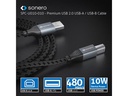 sonero USB 2.0-Kabel Micro-USB A - Micro-USB B 0.5 m