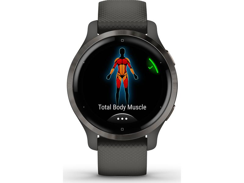 GARMIN Sportuhr Venu S2 Grau/Dunkelgrau