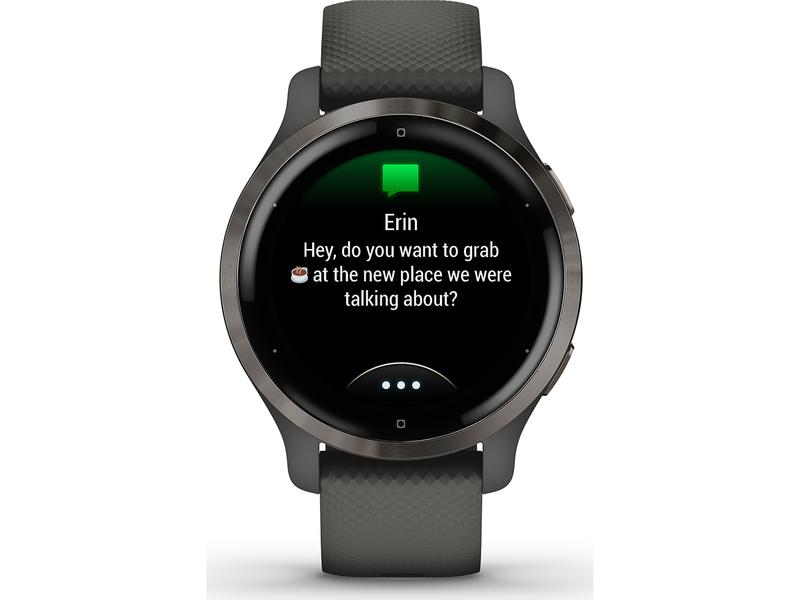 GARMIN Sportuhr Venu S2 Grau/Dunkelgrau