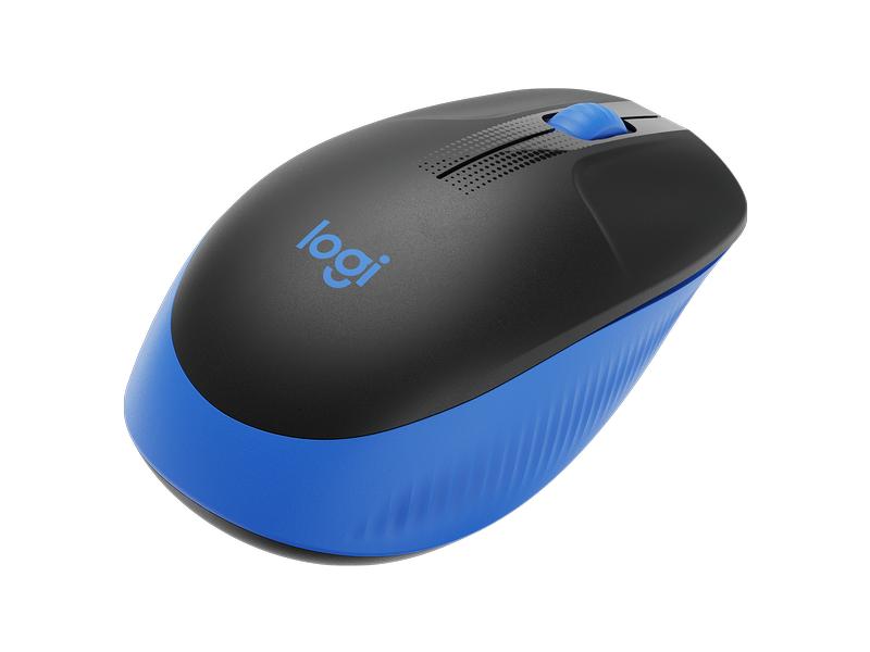Logitech Maus M190 Blau/Schwarz