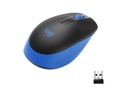 Logitech Maus M190 Blau/Schwarz