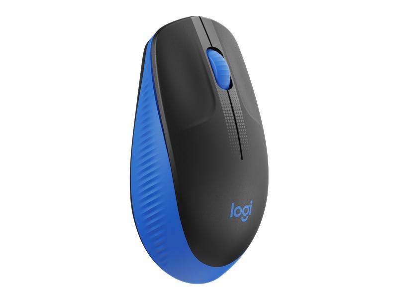 Logitech Maus M190 Blau/Schwarz