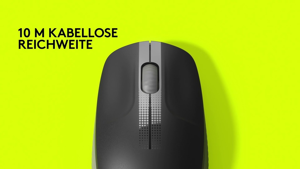 Logitech Maus M190 Rot/Schwarz