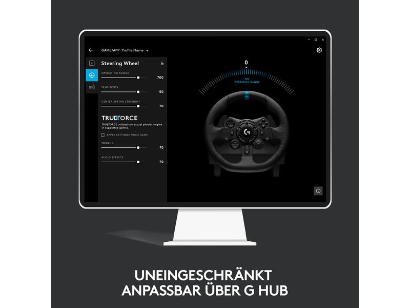 Logitech Lenkrad G923 TRUEFORCE für PS5 / PS4 / PC